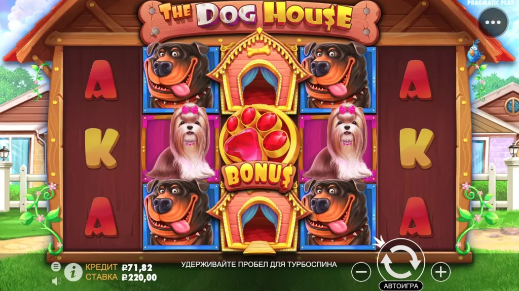 Игровой автомат The Dog House